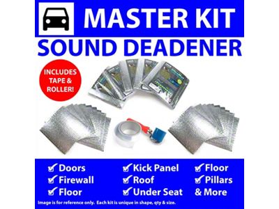 Heat and Sound Barrier Master Pro+ Kit with Tape and Roller (28-31 Model A)