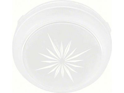 Dome Light Lens; Round (71-76 Monte Carlo)