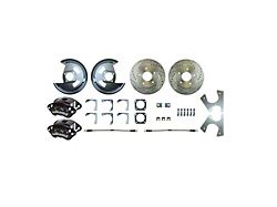 The Right Stuff Detailing Performance Series Rear Disc Brake Conversion Kit; Black Calipers (70-88 Monte Carlo)