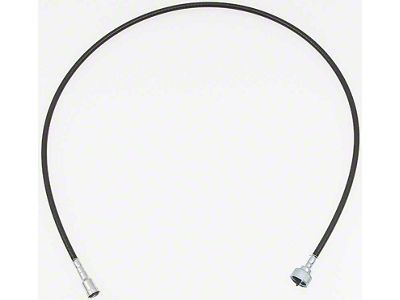 Speedometer Cable and Casing; Clip Retained on Speedometer Side; 46-Inch (71-83 Monte Carlo)