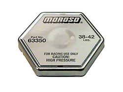 Moroso Radiator Cap; 38 to 42 PSI (Universal; Some Adaptation May Be Required)