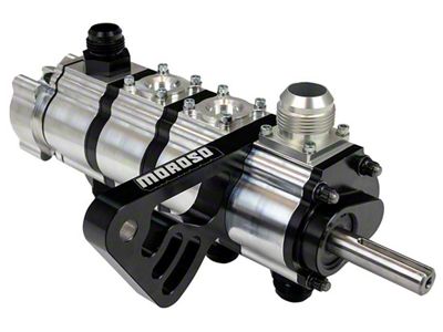 Moroso Tri-Lobe 4 Stage Oil Pump with Fuel Pump Drive; Driver Side Door Car Mount (Universal; Some Adaptation May Be Required)
