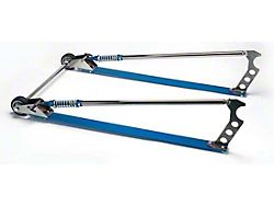 Moroso Professional Wheel-E-Bars; Blue/Chrome (Universal; Some Adaptation May Be Required)