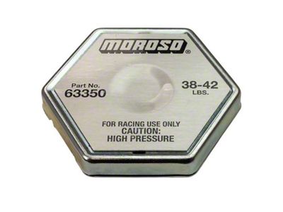 Moroso Radiator Cap; 38 to 42 PSI (Universal; Some Adaptation May Be Required)