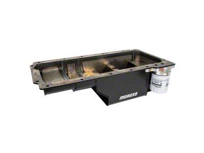 Moroso Rear Sump Oil Pan with Spin-On Oil Filter Adapter (93-02 Firebird w/ LS Swap; 98-02 5.7L Firebird)
