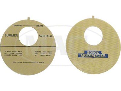 Moto Meter Face Plates, Boyce