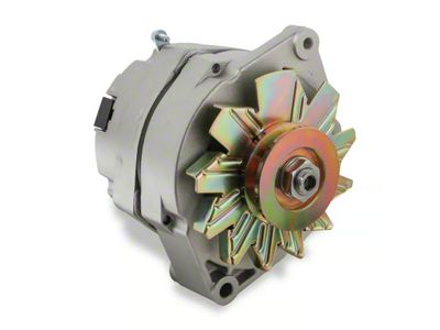 Mr. Gasket 1-Wire Alternator; 140-Amp; Natural (71-86 Big Block V8 Corvette C3 & C4)