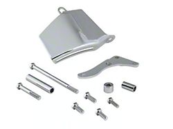 Mr. Gasket Alternator Bracket; Chrome (76-86 Small Block V8 Corvette C3 & C4)