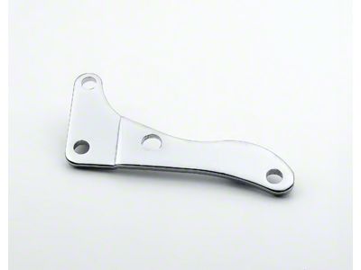 Mr. Gasket Lower Alternator Bracket; Chrome (69-86 Small Block V8 Corvette C3 & C4)