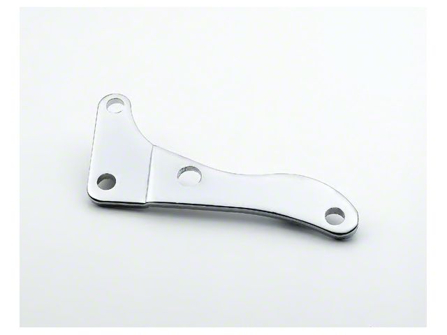 Mr. Gasket Lower Alternator Bracket; Chrome (69-86 Small Block V8 Corvette C3 & C4)