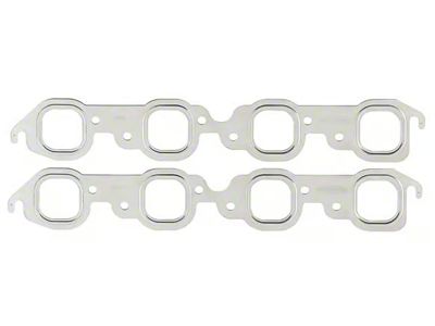 Mr. Gasket MLS Header Gaskets; 1.85-Inch x 1.90-Inch Round Ports (66-74 Big Block V8 Corvette C2 & C3)