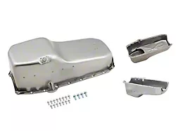 Mr. Gasket Oil Pan; Natural Unfinished Steel (55-81 Small Block V8 Corvette C1, C2 & C3)