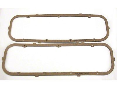 Mr. Gasket Performance Valve Cover Gaskets; 0.187 Inch Thick; Cork (66-74 Big Block V8 Corvette C2 & C3)