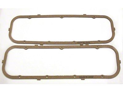 Mr. Gasket Performance Valve Cover Gaskets; 0.312 Inch Thick; Cork (66-74 Big Block V8 Corvette C2 & C3)