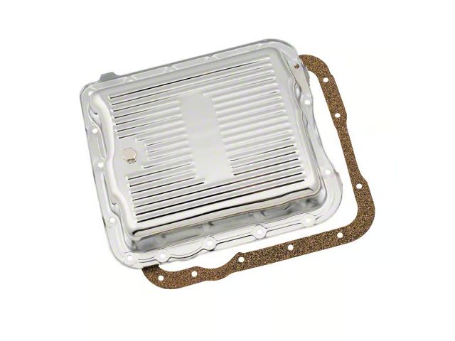 Mr. Gasket THM700/4L60-E Transmission Oil Pan; Chrome (82-89 Corvette C3 & C4)