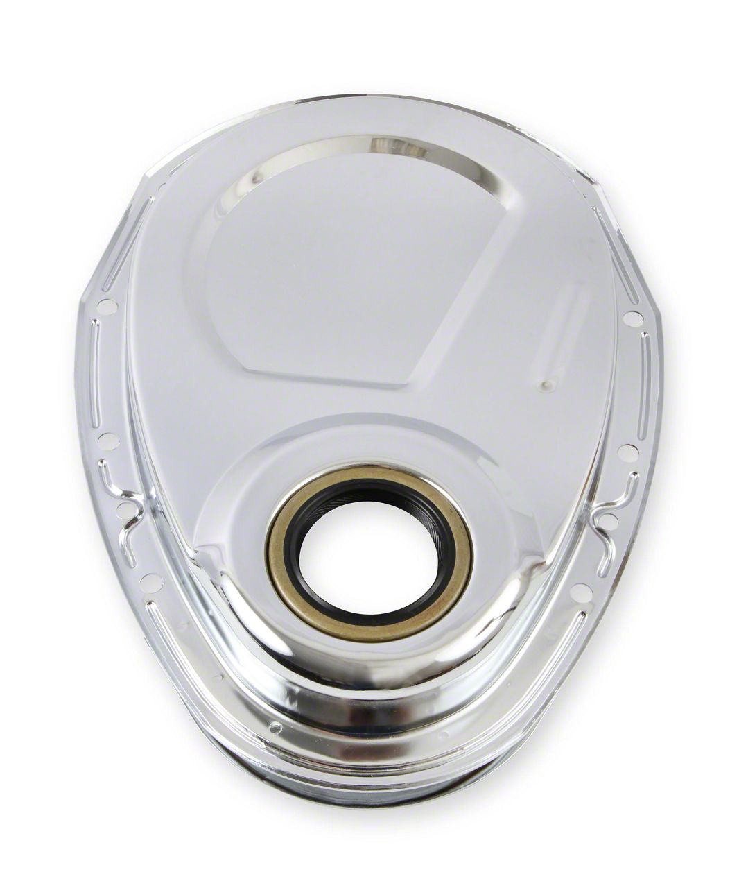 Mr. Gasket Ecklers Timing Cover; Chrome 4590 (55-87 Small Block V8
