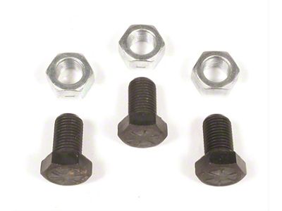 Mr. Gasket Torque Converter To Flexplate Bolts for TH350 or Powerglide Transmission; 3/8-24-Inch x 5/8-Inch (53-71 Corvette C1, C2 & C3)