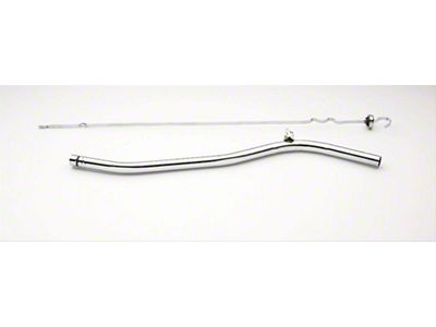 Mr. Gasket Transmission Dipstick and Tube; Chrome (53-71 Corvette C1, C2 & C3 w/ Powerglide Transmission)