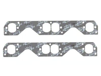 Mr. Gasket Ultra-Seal Header Gaskets; 1.61-Inch x 1.85-Inch Oval Ports (55-91 Small Block V8 Corvette C1, C2, C3 & C4)