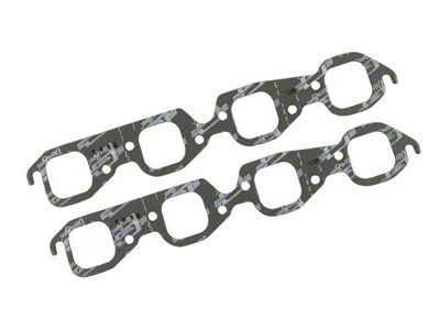 Mr. Gasket Ultra-Seal Header Gaskets; 2.09-Inch Sqaure Ports/0.062-Inch Thick (65-74 Big Block V8 Corvette C2 & C3)