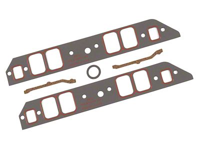 Mr. Gasket Ultra-Seal Intake Manifold Gaskets; 1.85-Inch x 2.55-Inch Rectangle Ports/0.120 Inch Thick (65-74 Big Block V8 Corvette C2 & C3)