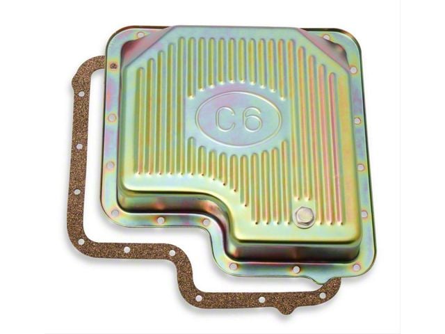 Mr. Gasket C6 Transmission Oil Pan; Zinc (66-79 Thunderbird)