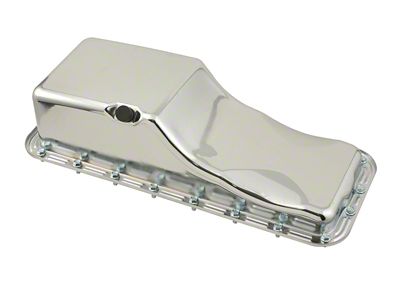 Mr. Gasket Oil Pan; Chrome (58-68 V8 Thunderbird)