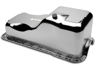 Mr. Gasket Oil Pan; Chrome (77-79 5.0L Thunderbird)