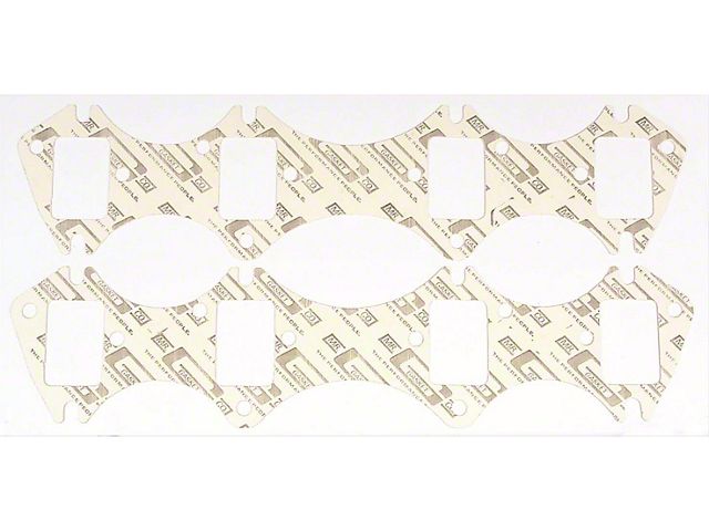 Mr. Gasket Performance Header Gaskets; 1.56-Inch x 2.32-Inch Rectangular Ports (58-65 V8 Thunderbird)