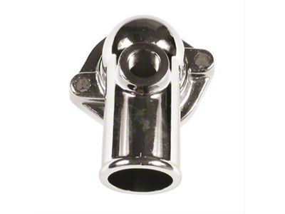 Mr. Gasket Water Neck; Chrome (68-76 Big Block V8 Thunderbird)