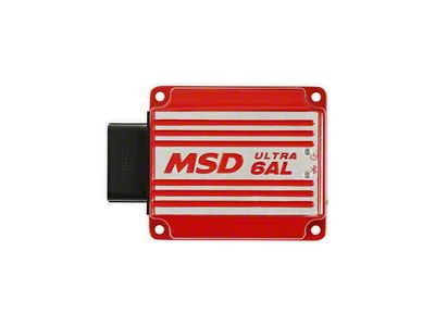 MSD Ultra 6AL Ignition Control; Red (Universal; Some Adaptation May Be Required)