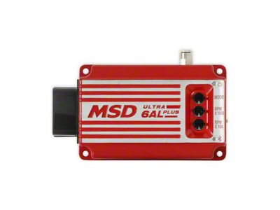 MSD Ultra 6AL Plus Ignition Control; Red (Universal; Some Adaptation May Be Required)
