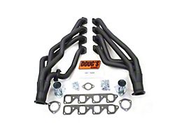 1-3/4-Inch 4-Tube Full Length Headers; Hi-Temp Black (67-71 351C V8 Mustang w/ Manual Transmission)