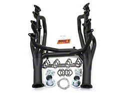 2-Inch 4-Tube Full Length Headers; Hi-Temp Black (67-70 390/428 FE V8 Mustang)