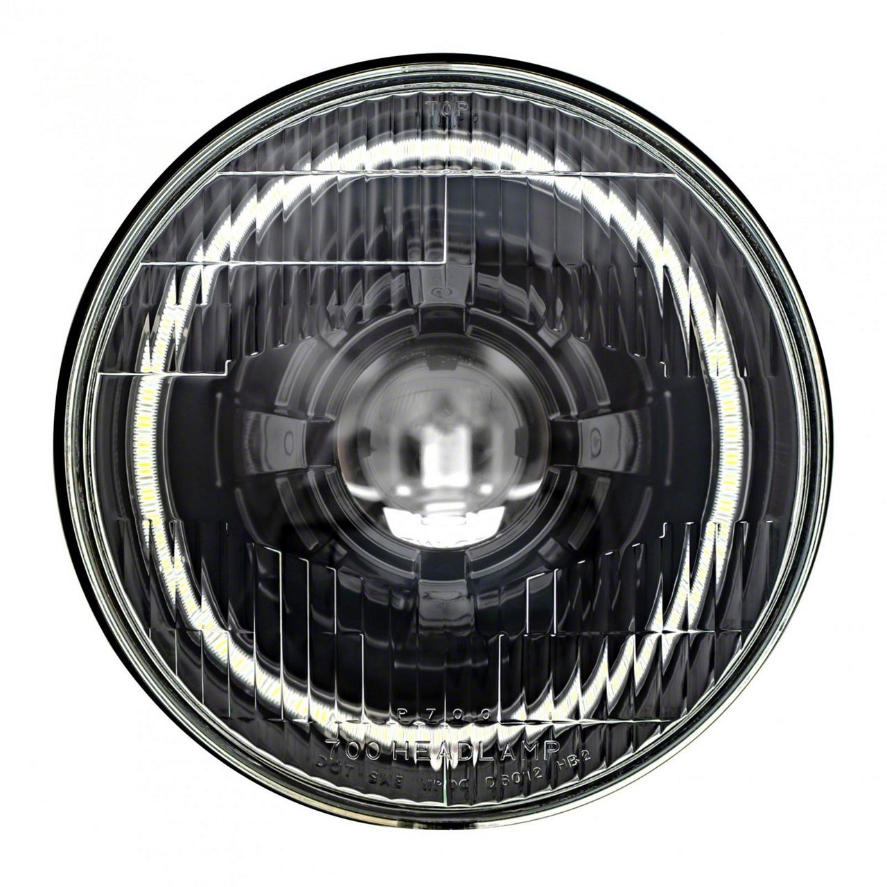 Ecklers 7-Inch LED Headlight with Original Glass and Classic Switchback ...