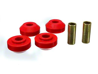 Front Strut Rod Bushings; Red (64-73 Mustang, Excluding BOSS 302 & GT350)