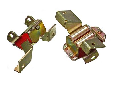 Motor Mounts; Red (67-72 Mustang)