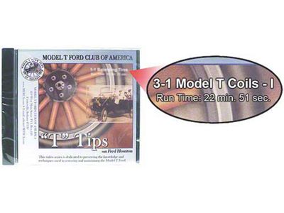 MTFCA T Tips On DVD, Model T Coils I, Series 3/Volume 1, 1909-1927