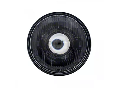5.75-Inch High/Low Beam LED Headlight with Original Glass; Black Housing; Clear Lens (Universal; Some Adaptation May Be Required)