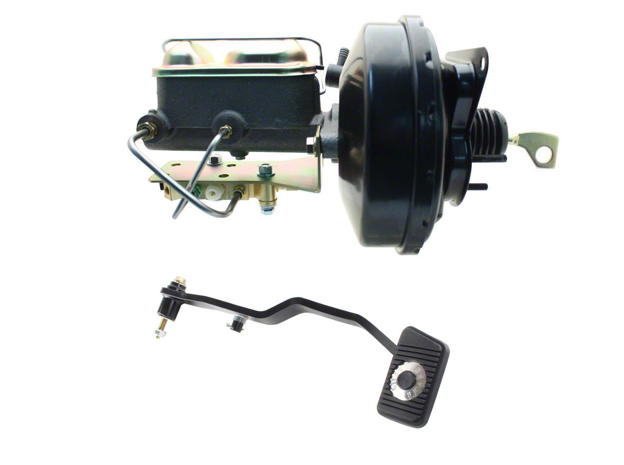 1965-66 Ford Mustang Power Brake Booster & Master Cylinder Kit – Disc/Disc, Chrome