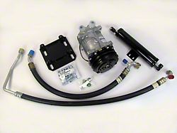 Old Air Products A/C Compressor Conversion Kit; Natural (71-73 I6 Mustang)