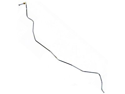 Mustang C4 Transmission Vacuum Line, V8 Engine With Fittings At Radiator, Stainless Steel, 1964-1965 (C4 Trans, 260/289 V8, with Fittings At Radiator)