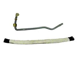 Choke-Heat Riser Tube; Stainless Steel (64-69 170/200 I6 Mustang)