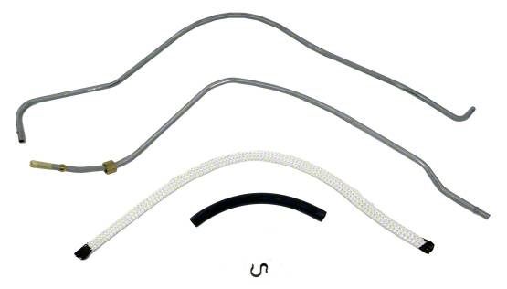 Ecklers Choke-Heat Riser Tube; Stainless Steel (1968 428PI V8 Mustang w ...