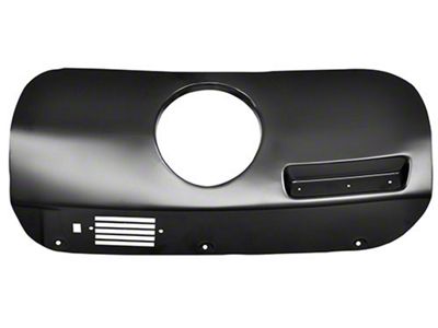 Dash Trim Cover with Clock Hole; Passenger Side (69-70 Mustang)