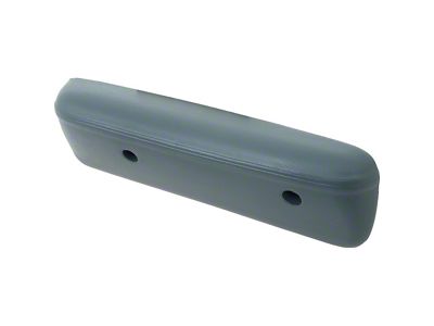 Deluxe Interior Armrest Pad; Passenger Side; Aqua (1968 Mustang)