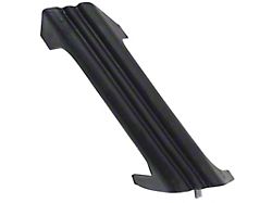 Deluxe Interior Door Panel Grab Handle; Passenger Side; Black (71-73 Mustang)