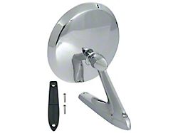 Door Mirror; Chrome; Driver or Passenger Side (64-66 Mustang)