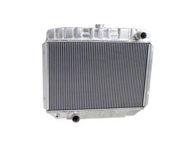 ExactFit DownFlow Radiator; 2-Row (1967 Big Block V8 Mustang w/ Manual Transmission)