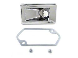 Exterior Mirror Control Bezel; Chrome (1969 Mustang)